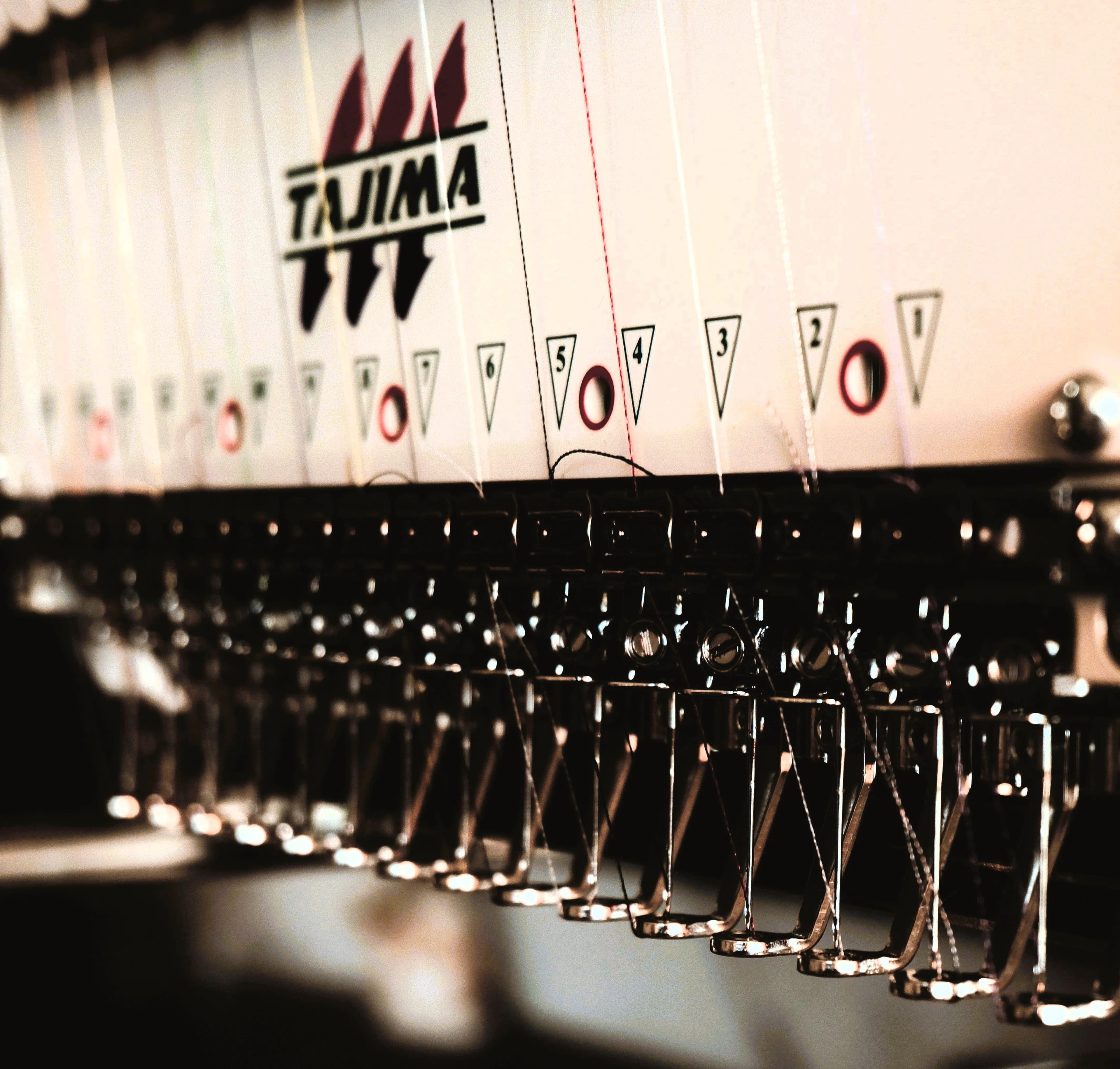 Tajima-Stickmaschine